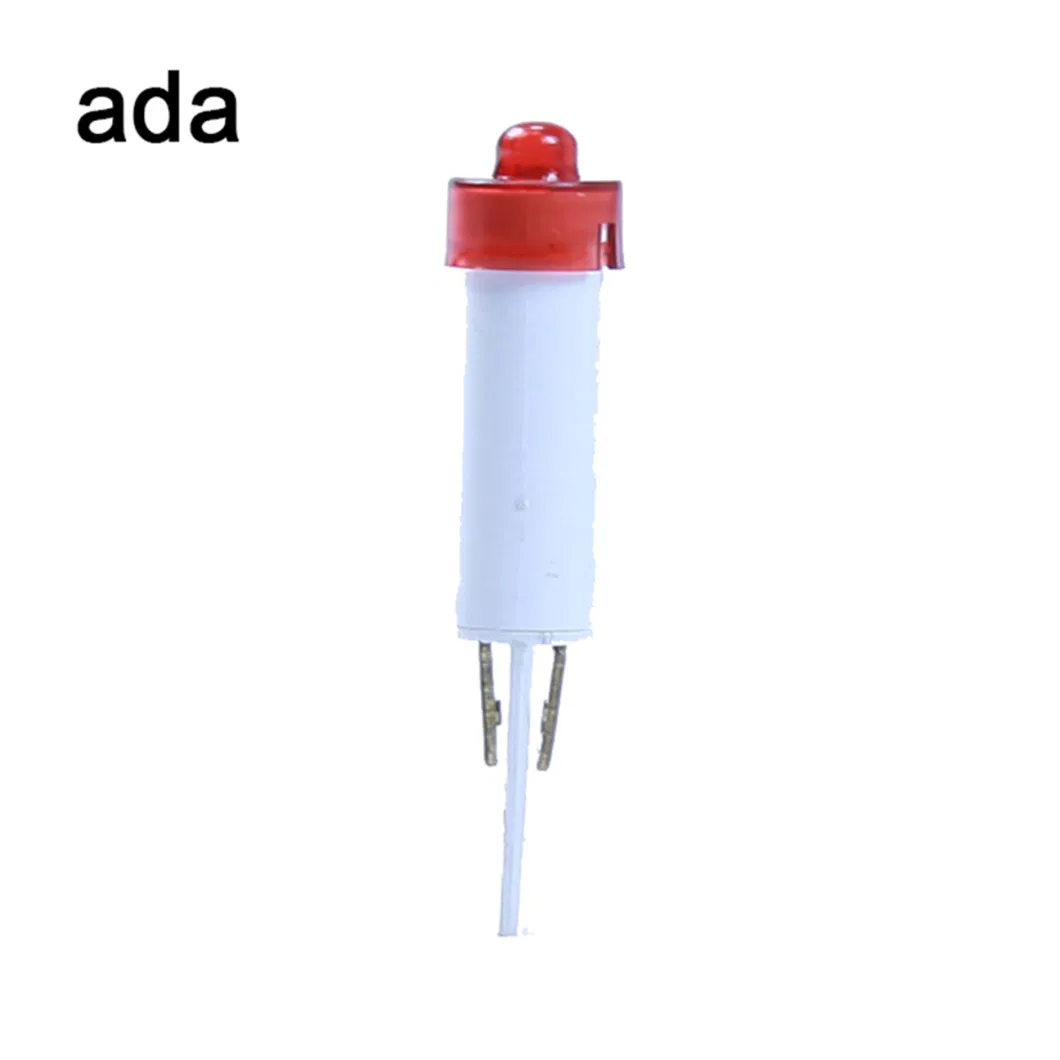 A-15 12v Kırmızı gösterge ışığı 0.3w Elektrikli panel gösterge ışıkları 0