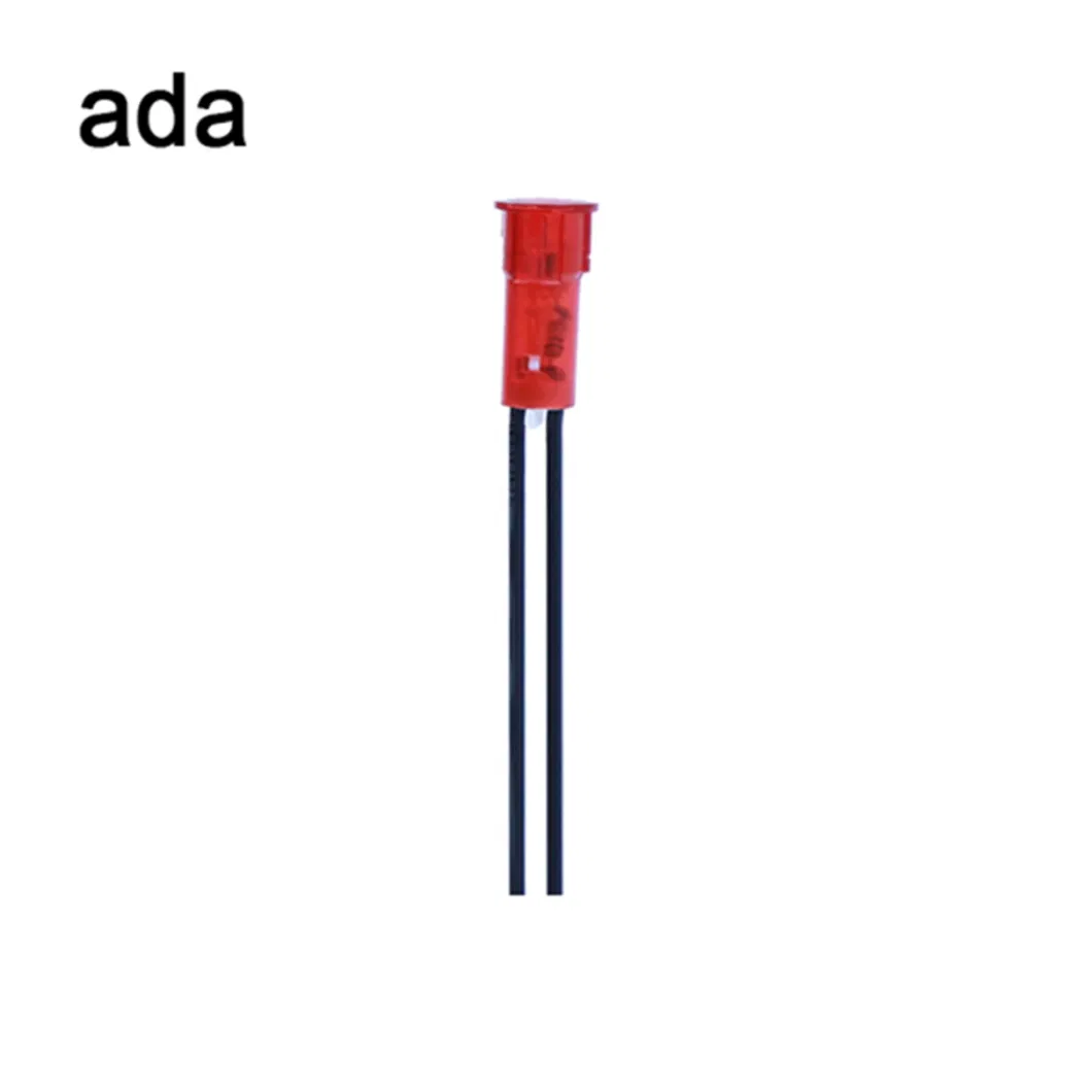 A-17 Neon Pilot Lambası Kırmızı 110v LED İzleyici Işık Hava Durumuna Karşı 0
